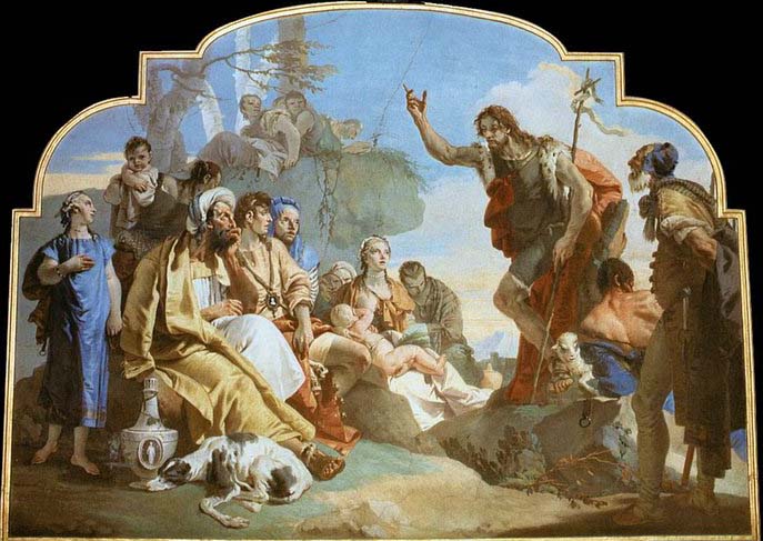 Giovanni Battista Tiepolo John the Baptist Preaching